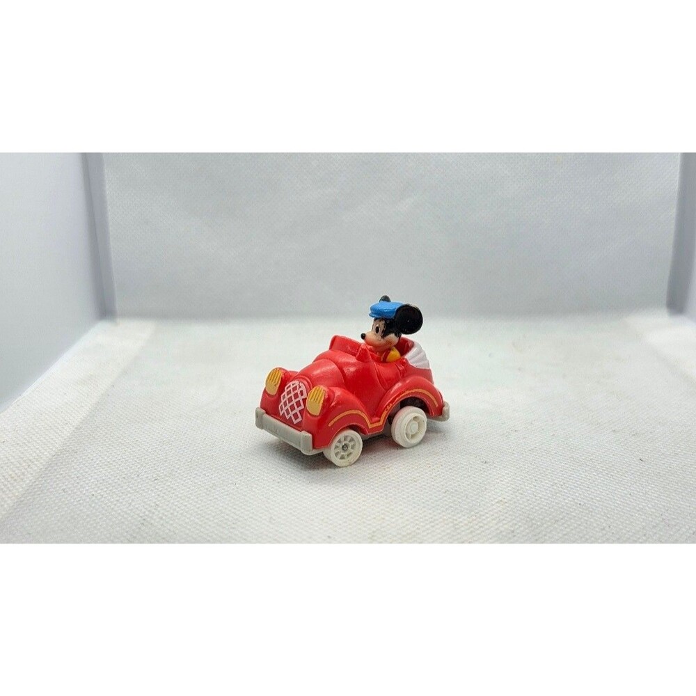Vintage Disney Mickey Mouse Pull Back Car McDonald's Happy Meal Toy